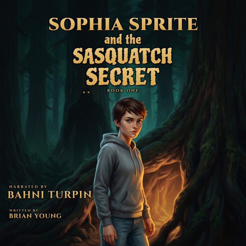 Audiobook cover of Sophia Sprite and the Sasquatch Secret, narrated by Bahni Turpin